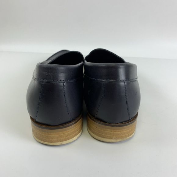 Everlane Modern Loafer Navy Italian Leather Slip On Flats Pointed Toe Womens 9 - Picture 6 of 12